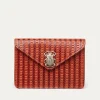 Best Claris Virot Alex Wallet Anko Brick Embossed Woven Leather