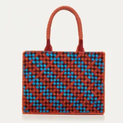 Online Claris Virot Archi Bag Braided Tricolor Leathers