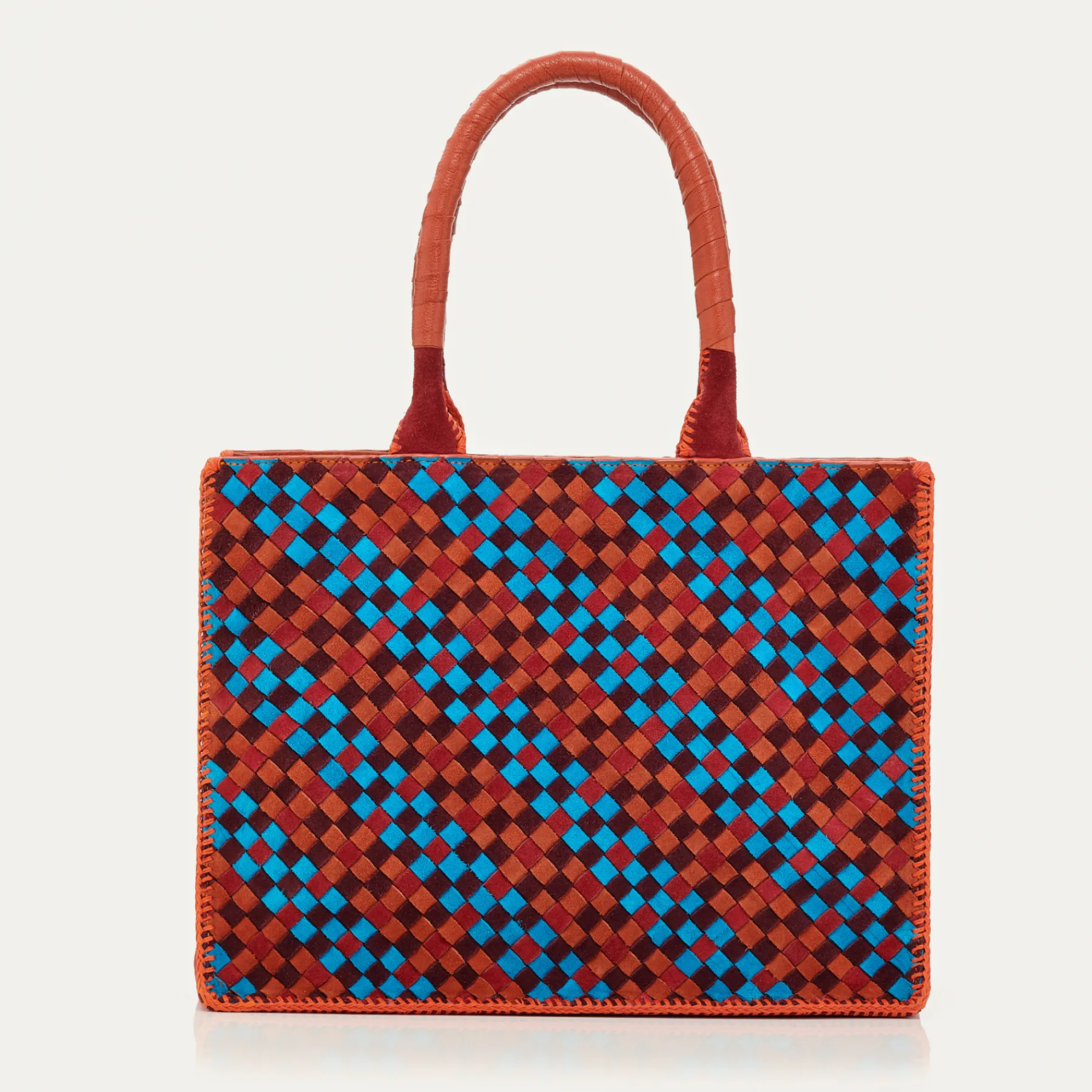 Online Claris Virot Archi Bag Braided Tricolor Leathers