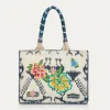 Discount Claris Virot Archi Bag Blue Dragon Timor Fabric