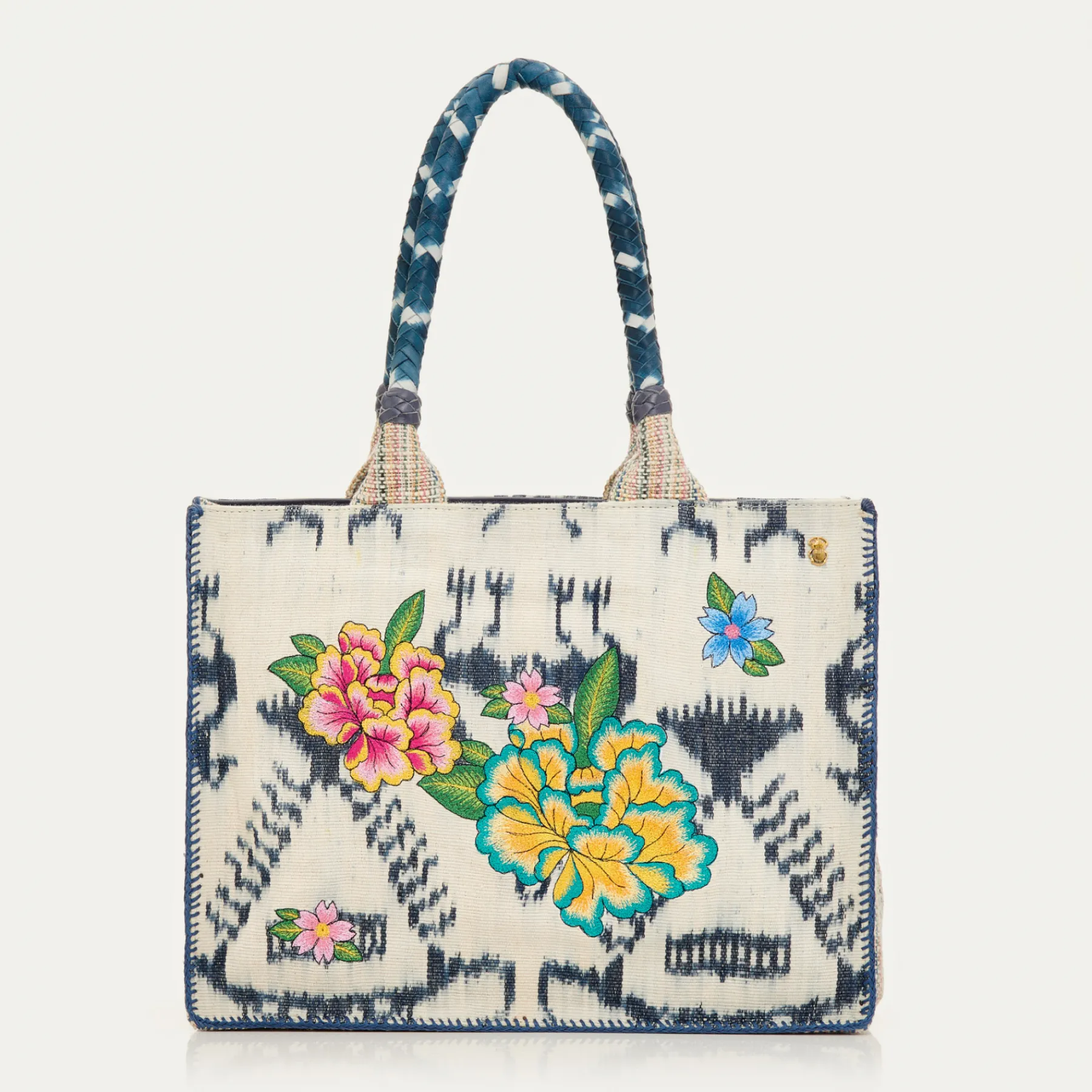 Discount Claris Virot Archi Bag Blue Dragon Timor Fabric