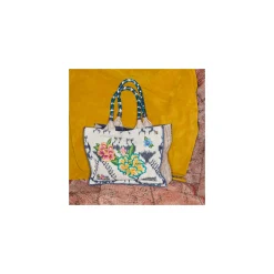 Discount Claris Virot Archi Bag Blue Dragon Timor Fabric