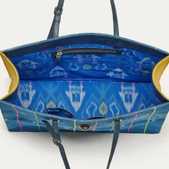 Cheap Claris Virot Archi Bag Indigo Bogolan Fabric