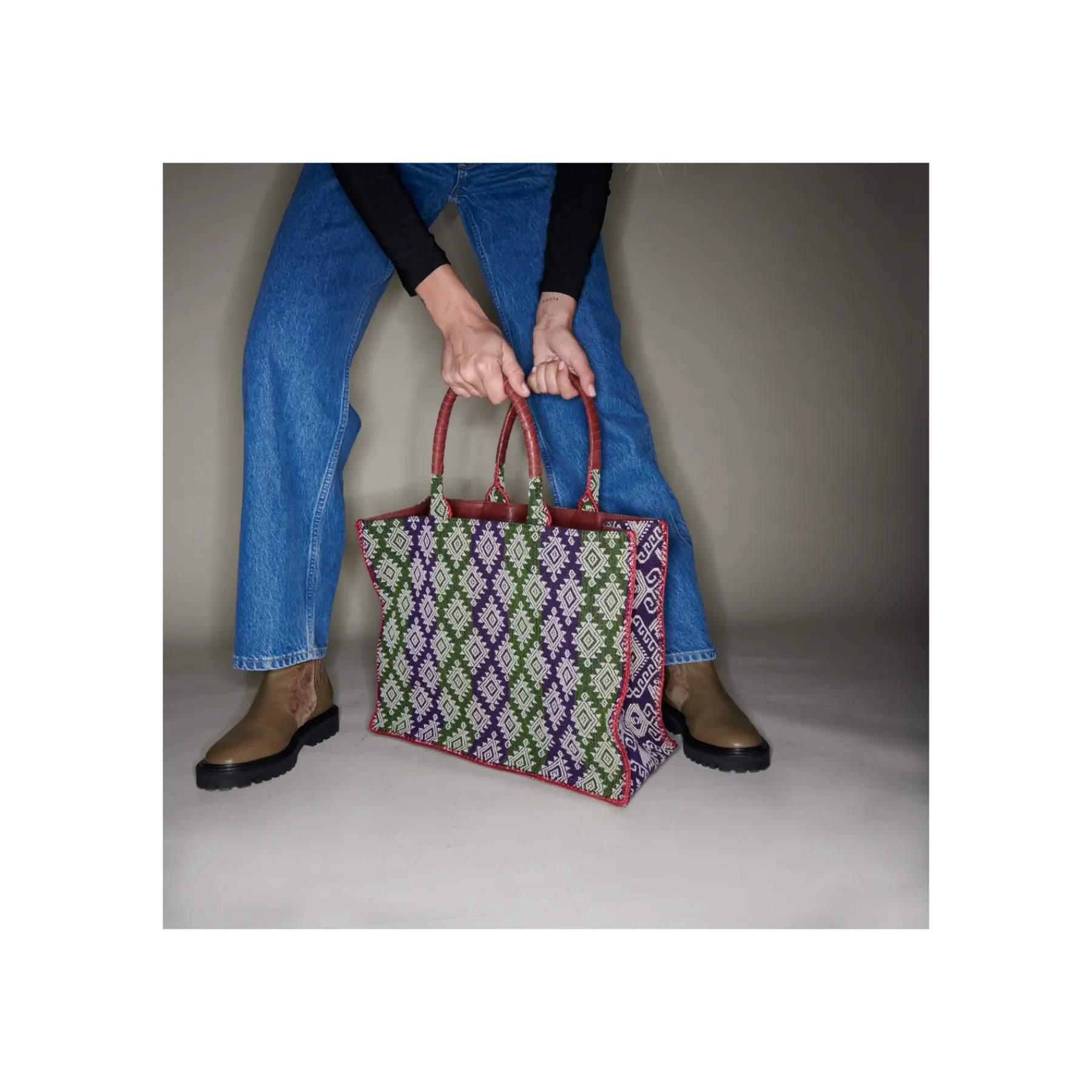 Online Claris Virot Archi Bag Multicolor Sumba Cotton