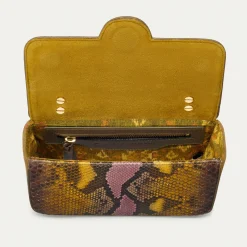 Cheap Claris Virot Ava Medium Bag Stone Hand Painted Python
