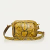 Fashion Claris Virot Baby Charly Bag Yellow Imperial Samurai Python