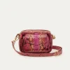 Discount Claris Virot Baby Charly Bag Pink Burgundy Python