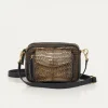 Discount Claris Virot Baby Charly Bag Old Gold Lizard