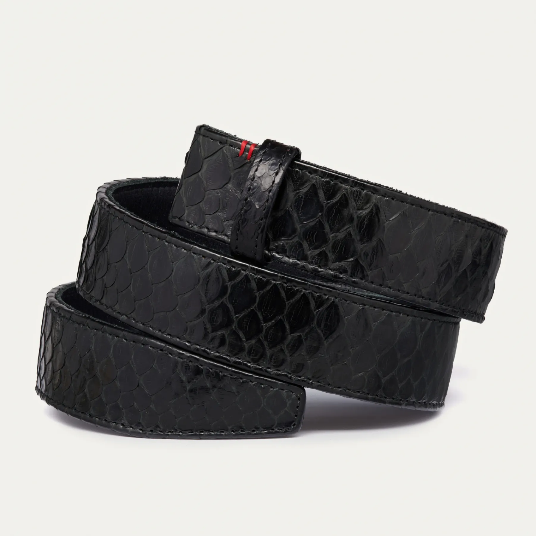 Online Claris Virot Beetle Belt Black Python Silver Buckle