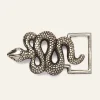 Discount Claris Virot Belt Buckle Silver Snake
