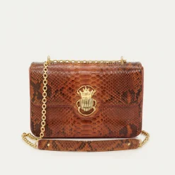 Flash Sale Claris Virot Big Ava Bag Moka Python