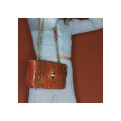 Flash Sale Claris Virot Big Ava Bag Moka Python