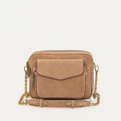 Discount Claris Virot Big Charly Bag Grege Thick Leather Suede
