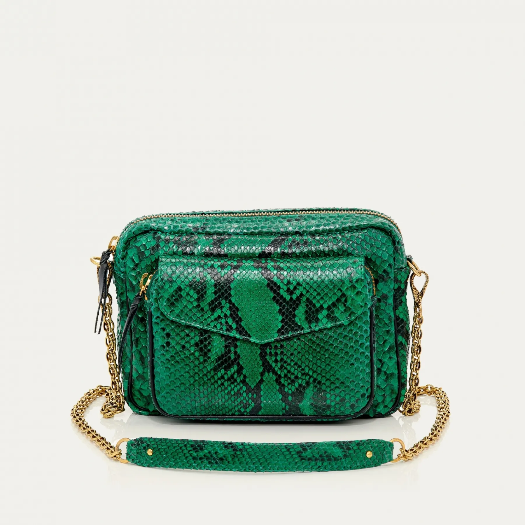 Sale Claris Virot Big Charly Bag Mint Python