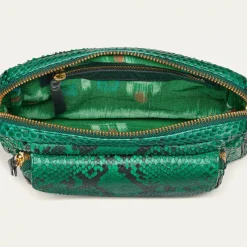 Sale Claris Virot Big Charly Bag Mint Python