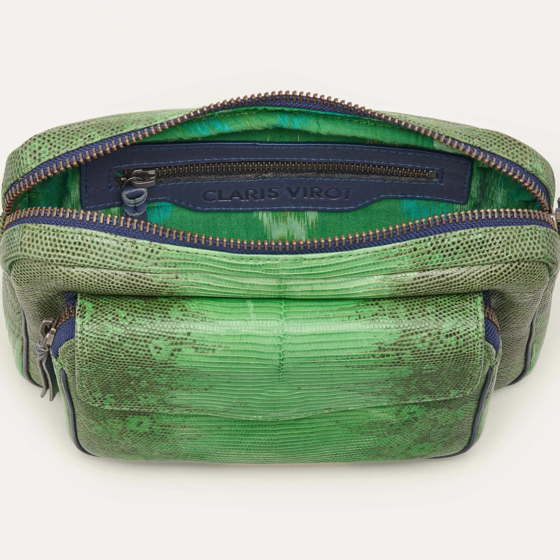 Cheap Claris Virot Big Charly Bag Green Yuzu Lizard