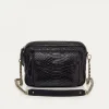 Shop Claris Virot Big Charly Bag Black Silver Hardware Python