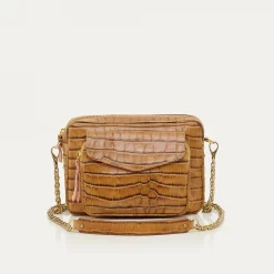 Clearance Claris Virot Big Charly Bag Tobacco Leather