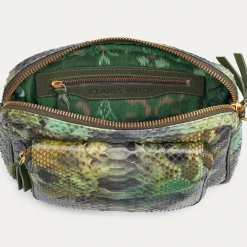 Flash Sale Claris Virot Big Charly Bag Green Valley Python