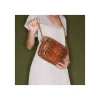 Cheap Claris Virot Big Charly Bag Moka Python