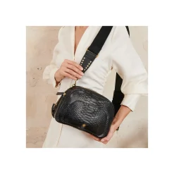 Hot Claris Virot Big Clara Bag Black Python