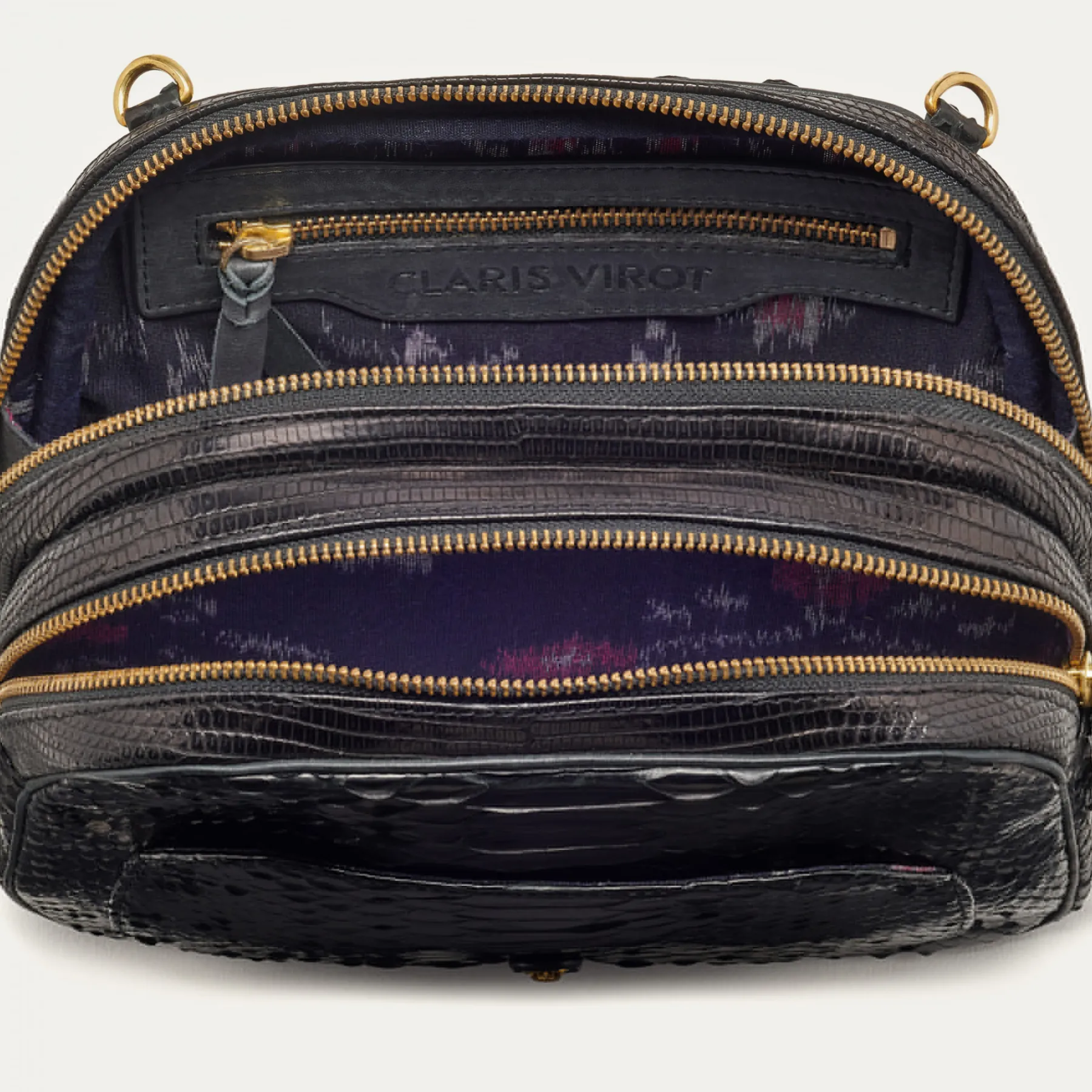 Hot Claris Virot Big Clara Bag Black Python
