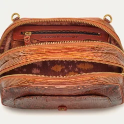 Clearance Claris Virot Big Clara Bag Moka Python