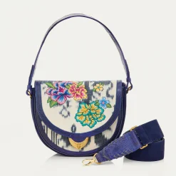 Outlet Claris Virot Big Victoria Bag Peonies Embroided Flowers