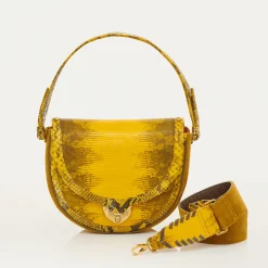 Flash Sale Claris Virot Big Victoria Bag Yellow Imperial Samurai Python