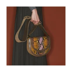 Sale Claris Virot Big Victoria Bag Stone Hand Painted Python