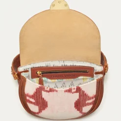 Clearance Claris Virot Big Victoria Bag Red Dragon Timor Fabric