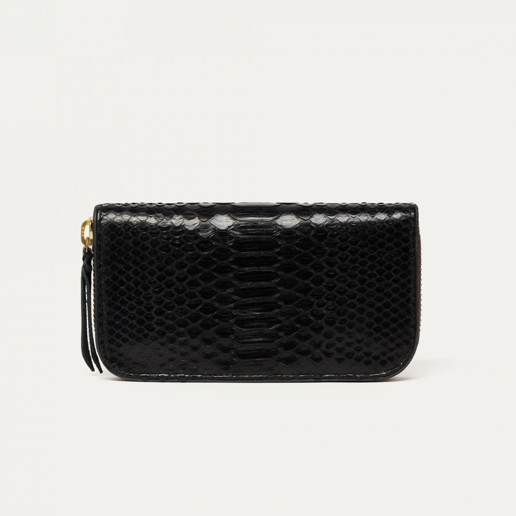 Fashion Claris Virot Bob Wallet Black Python