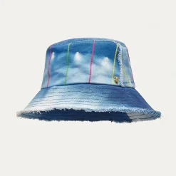 Store Claris Virot Bobby Hat Indigo Bogolan Fabric