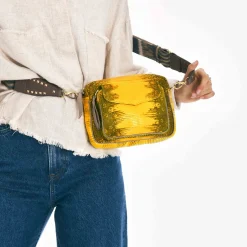 Flash Sale Claris Virot Charly Bag Yellow Lizard