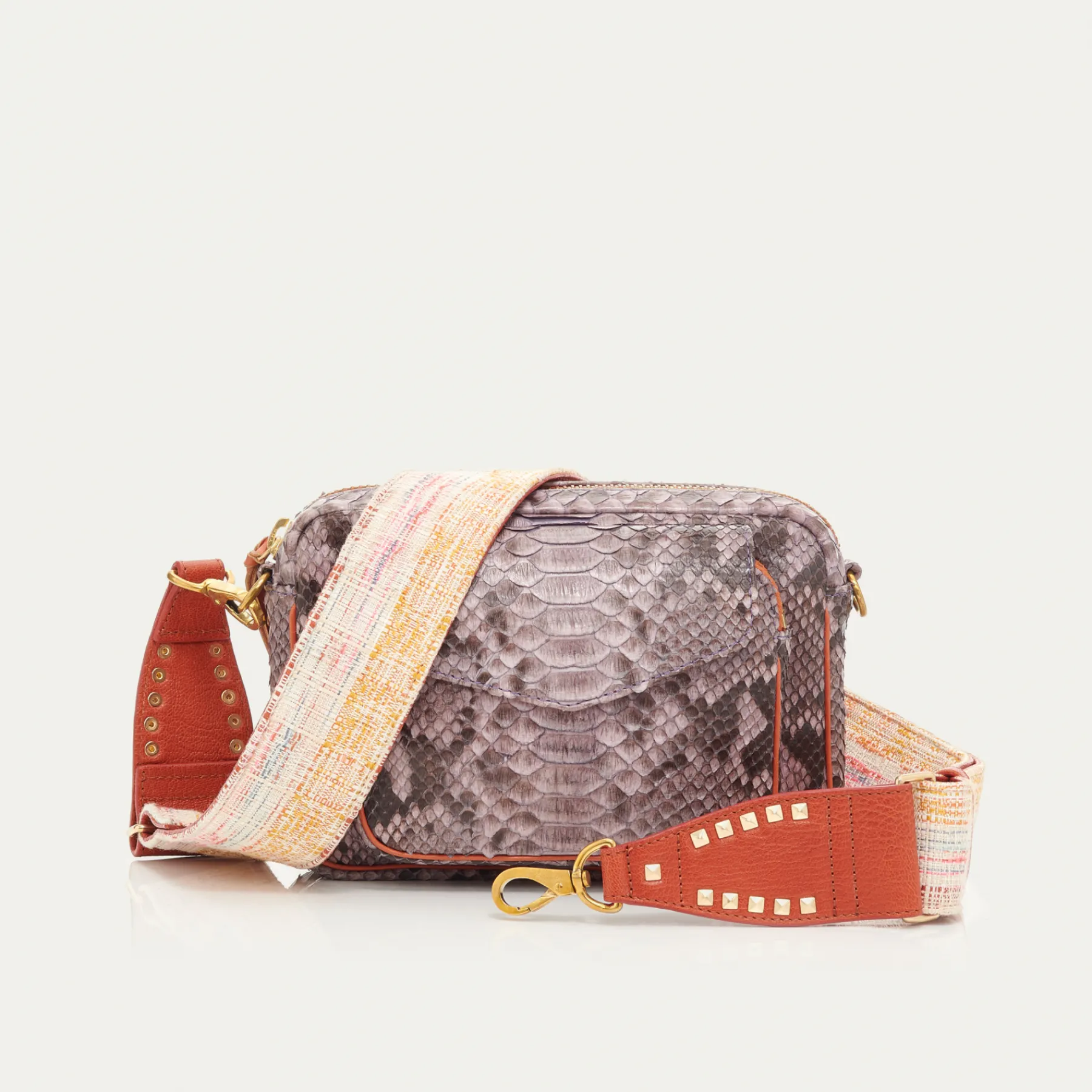 Best Claris Virot Charly Bag Parme Paruma Python