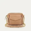 Cheap Claris Virot Charly Bag Grege Thick Leather Suede