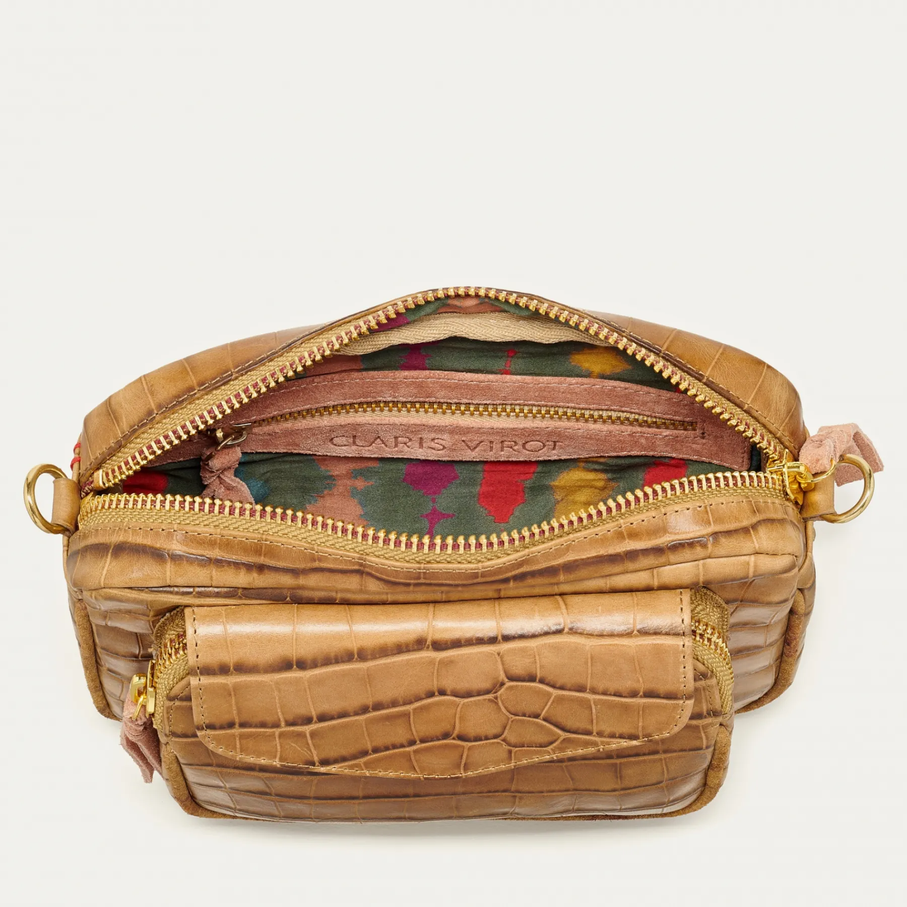 Clearance Claris Virot Charly Bag Tobacco Leather