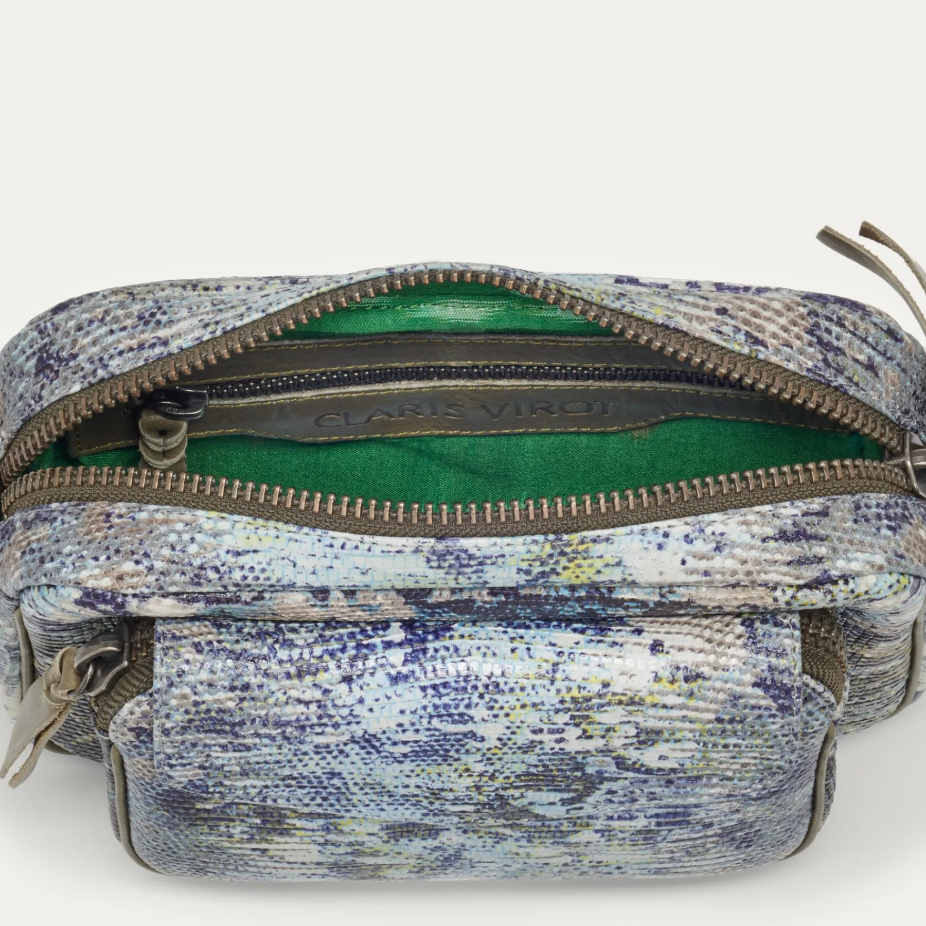 Shop Claris Virot Charly Bag Camo Renaissance Lizard