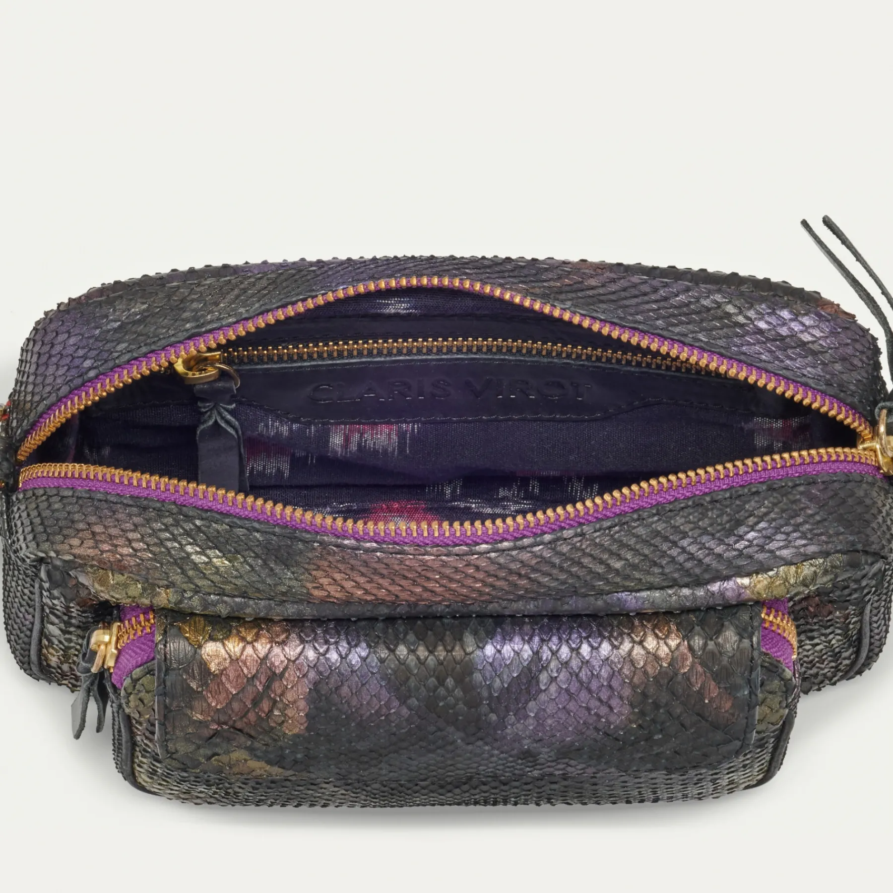 Store Claris Virot Charly Bag Carbon Python