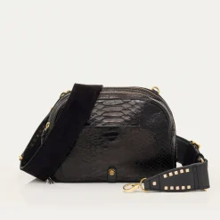 Clearance Claris Virot Clara Bag Black Python
