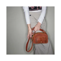 Best Claris Virot Clara Bag Moka Python And Lizard