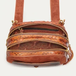 Best Claris Virot Clara Bag Moka Python And Lizard