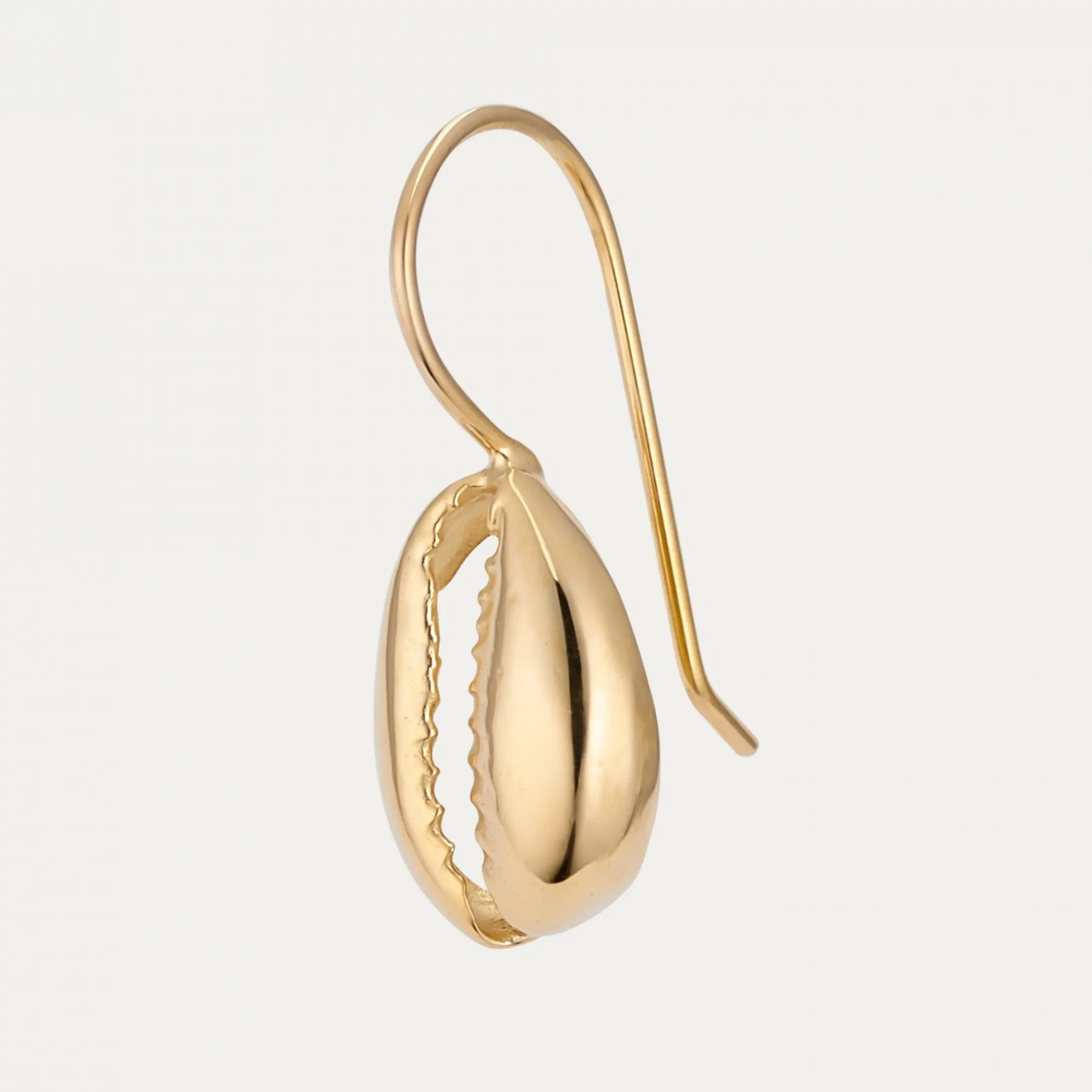 New Claris Virot Cleo Earrings Golden Shell
