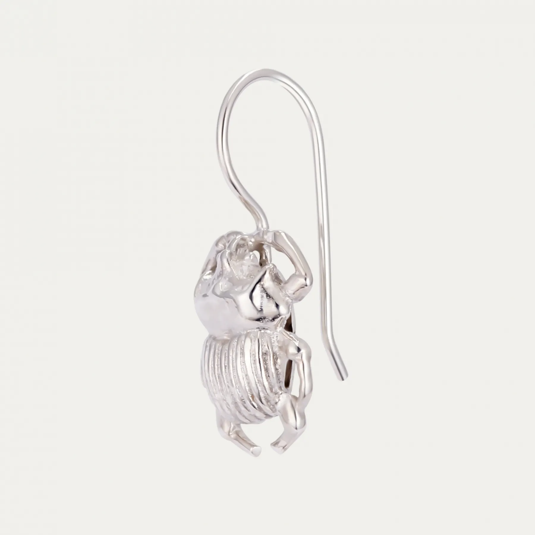 New Claris Virot Cleo Earrings Silvery Beetle