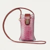 Online Claris Virot Double Marcus Case Burgundy Python