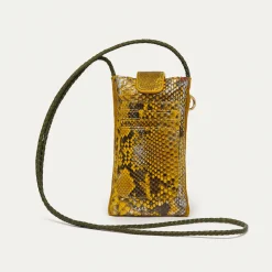 Clearance Claris Virot Double Marcus Case Yellow Imperial Samurai Python