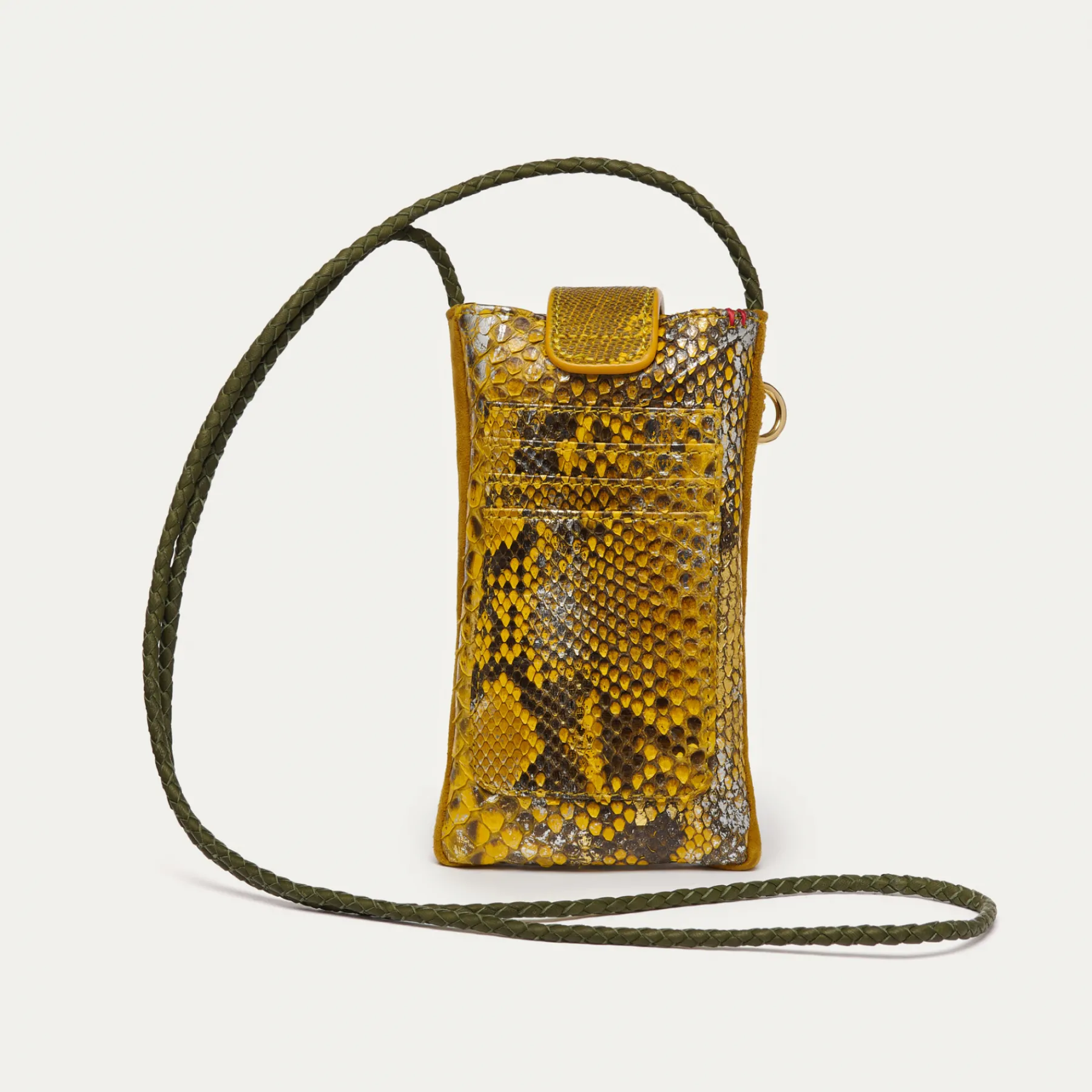Clearance Claris Virot Double Marcus Case Yellow Imperial Samurai Python