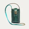Outlet Claris Virot Double Marcus Case Green Forest Python