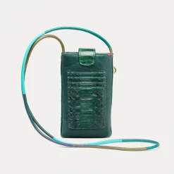 Outlet Claris Virot Double Marcus Case Green Forest Python