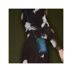 Clearance Claris Virot Double Marcus Case Blue Lagoon Python